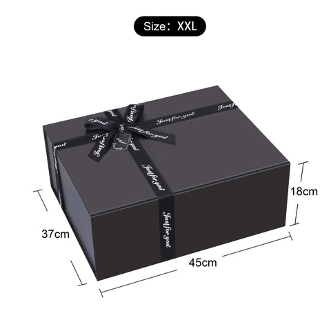 45x37x18cm-black-cardboard-gift-box-with-crossing-ribbon