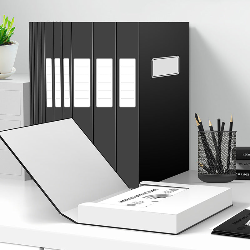 1 Box File Cardboard Storage File Boxes With Lable to Classify Documents– JIAWEI WORLD