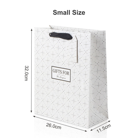 small-size-white-luxury-gift-bag-size-display