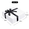 28x28x10.5cm-white-cardboard-gift-box-with-black-crossing-ribbon