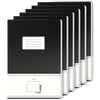 A4-blank-work-notebook-set-of-6-black-cover