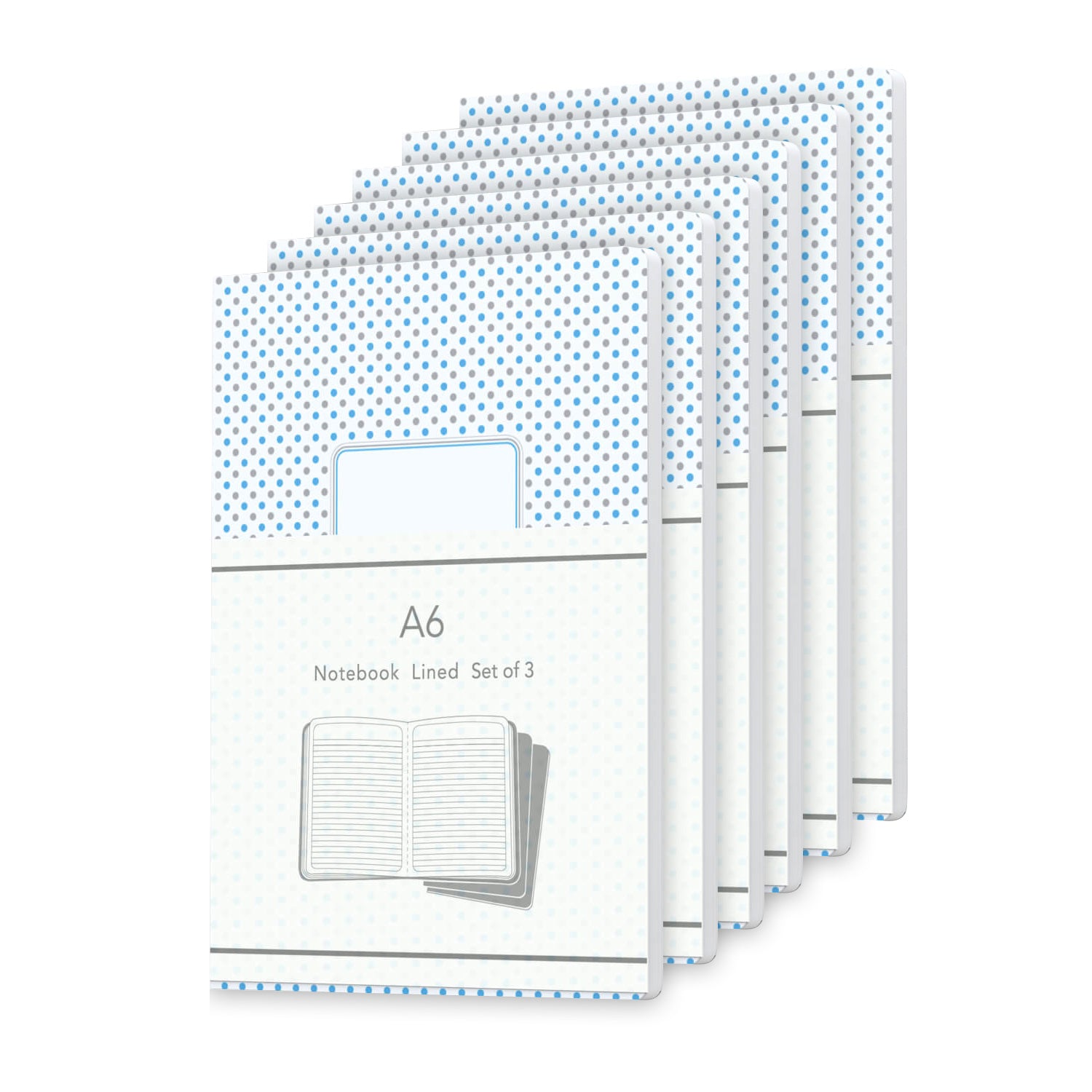 A4, A5, A6, Work Notebook of Blank, Line, Squared Style– JIAWEI WORLD