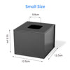 small-size-black-cardboard-square-tissue-box-holder