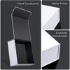hard-cardboard-matte-finish-exquisite-handmade-21x19x8.8cm-white-gift-box-with-black-crossing-ribbon