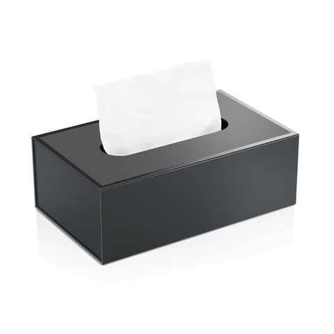black-rectangle-tissue-box-holder