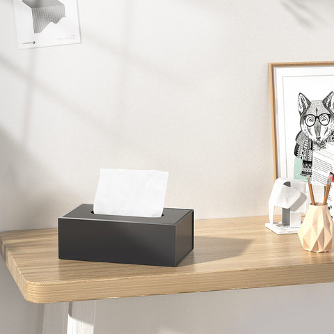 put-the-m-size-rectangular black-tissue-box-holder-on-the-desk