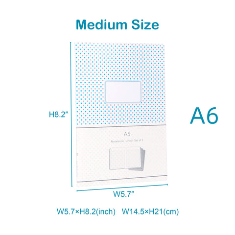 size-of-A6-lined-work-notebooks