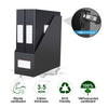sturdy-cardboard-3.5mm-thickness-ECO-friendly-100%-recycled-cardboard-black-magazine-file-holders