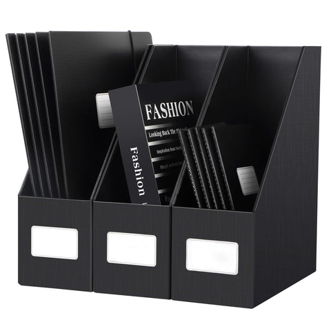 3-balck-cardborad-magazine-file-holder