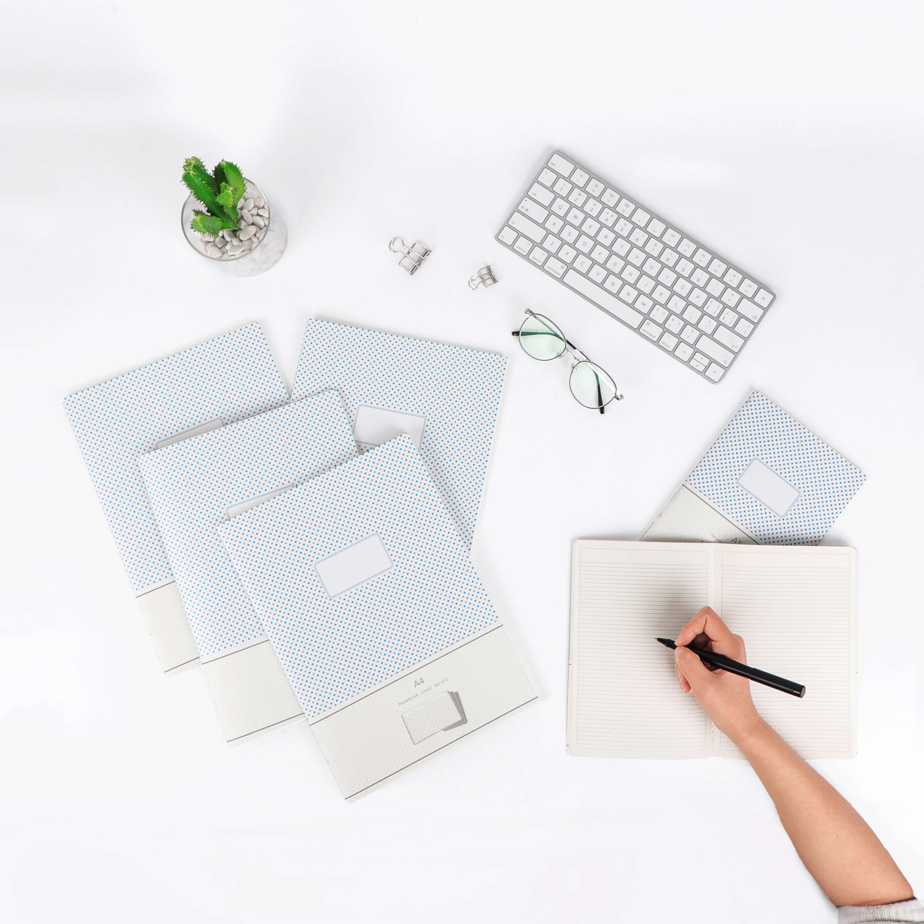 A4, A5, A6, Work Notebook of Blank, Line, Squared Style– JIAWEI WORLD